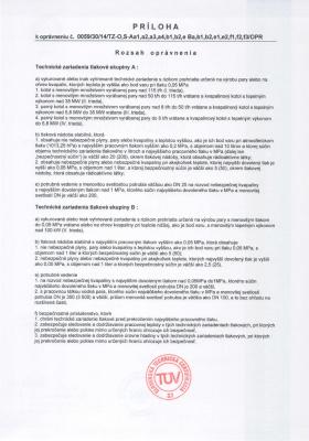 Oprávnenie - tlakové zariadenia 2/2